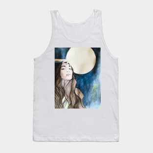 Hindi Zahra and the moon Tank Top